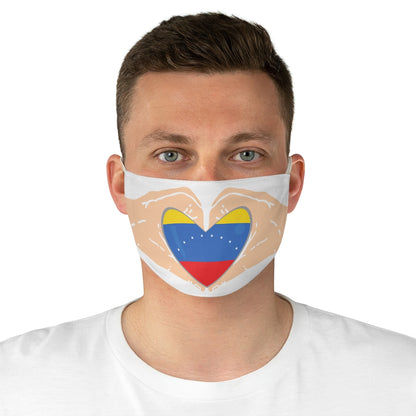 Venezuela Heart, Fabric Face Mask