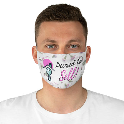 Licensed to Sell Floral Fabric Face Mask