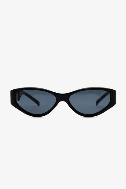 Chain Detail Temple Cat Eye Sunglasses