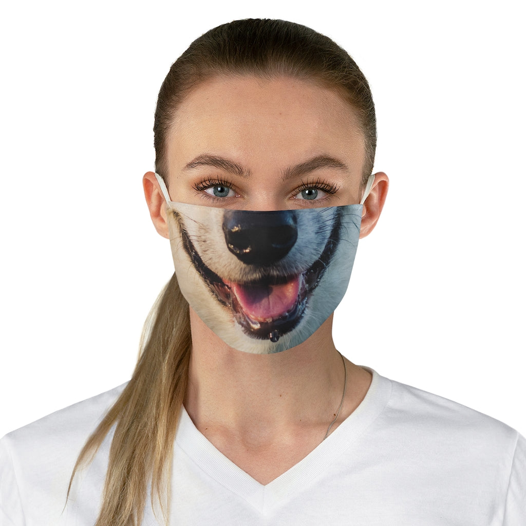Corgie Face - Fabric Face Mask