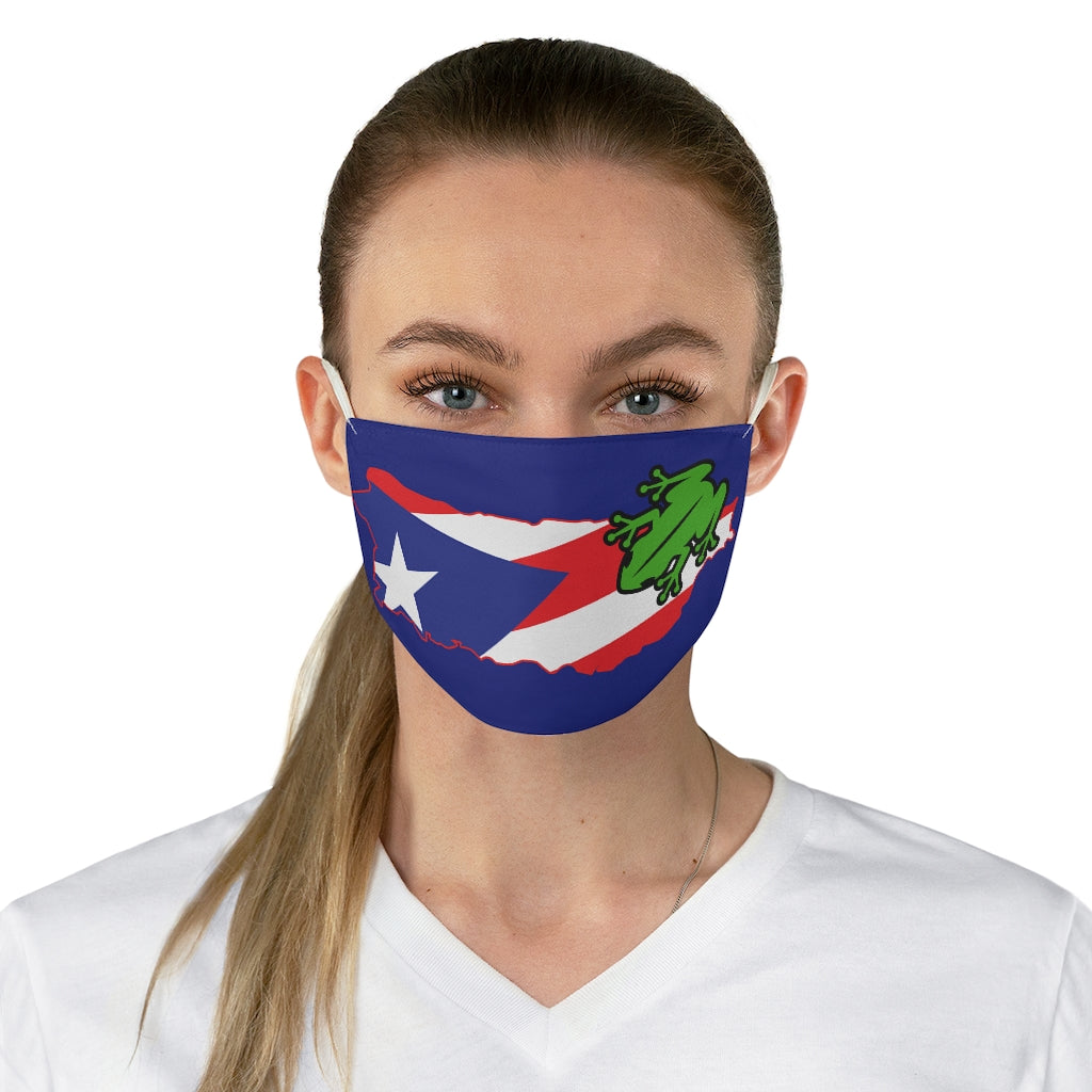 Blue Mi Orgullo Coqui Fabric Face Mask