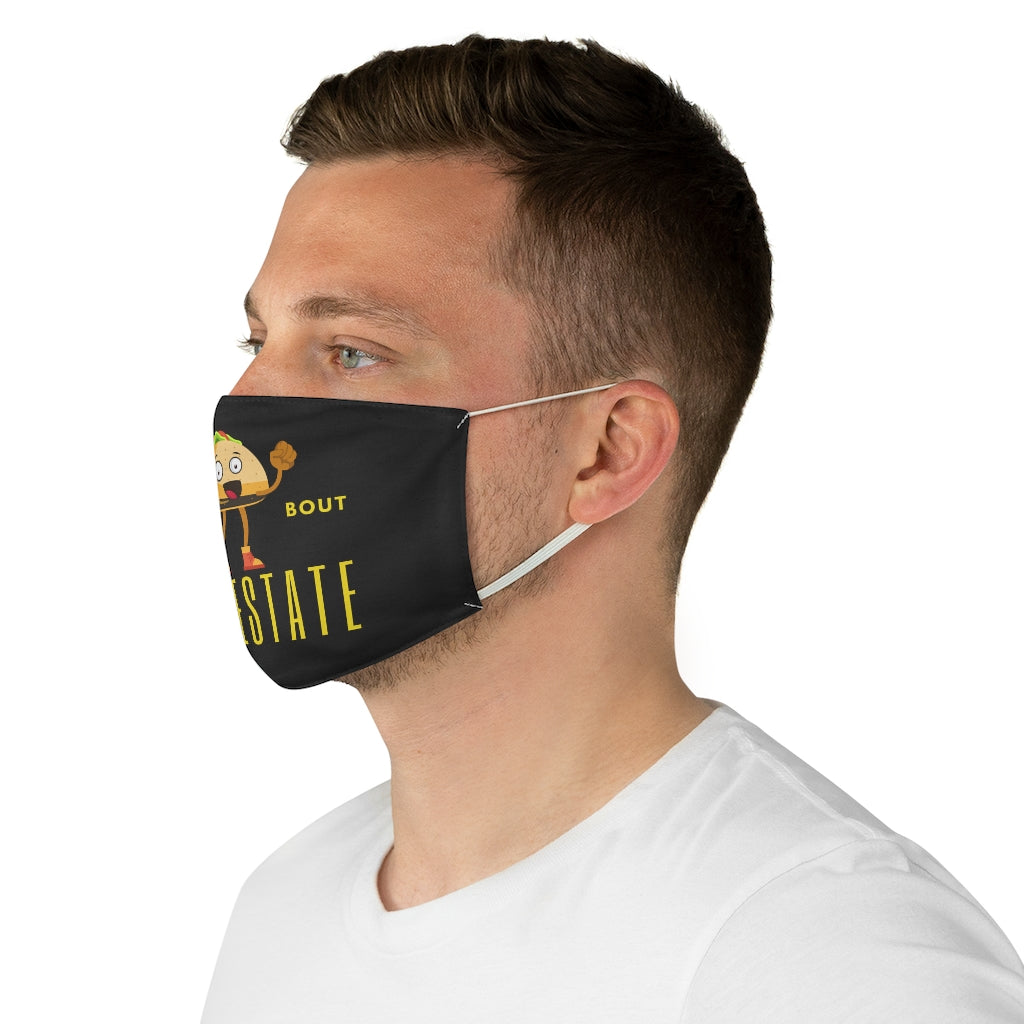 Black Taco Bout RE- Fabric Face Mask