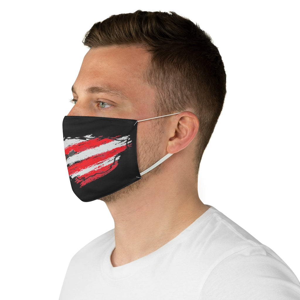 PR Coqui Black Fabric Face Mask