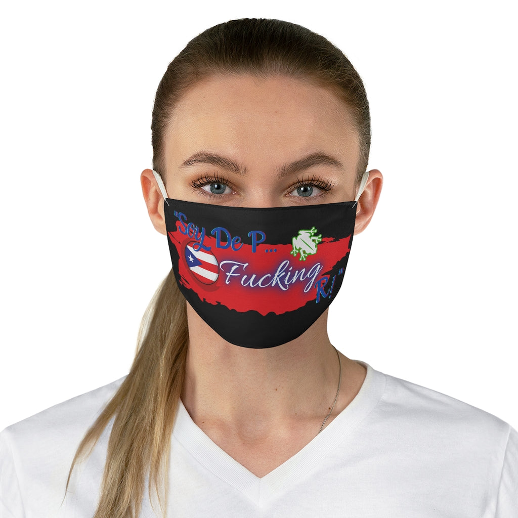 Soy De P FKN R Black Fabric Face Mask