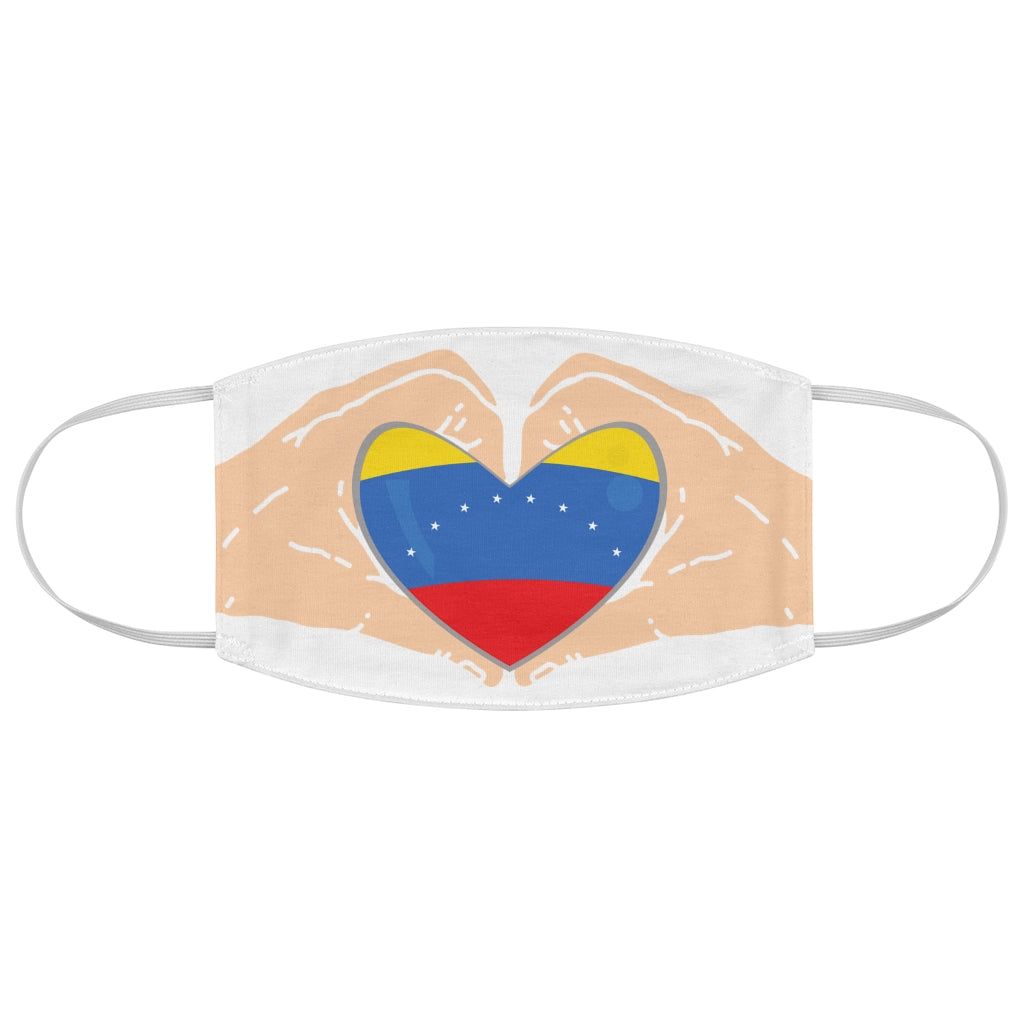 Venezuela Heart, Fabric Face Mask