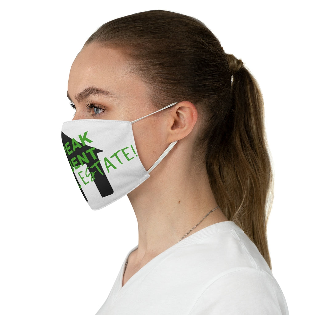 I Speak Fluent Real Estate FPR Fabric Face Mask