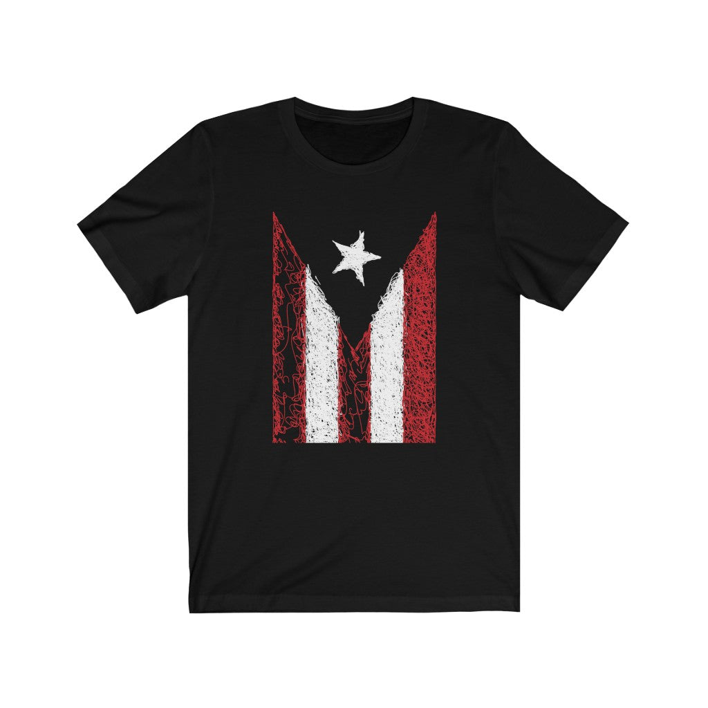 Puerto Rican Flag- Unisex Jersey Short Sleeve Tee