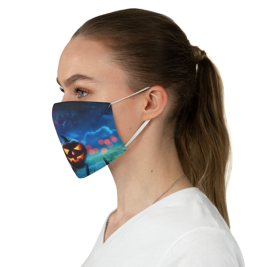 Halloween Pumpkins Fabric Face Mask
