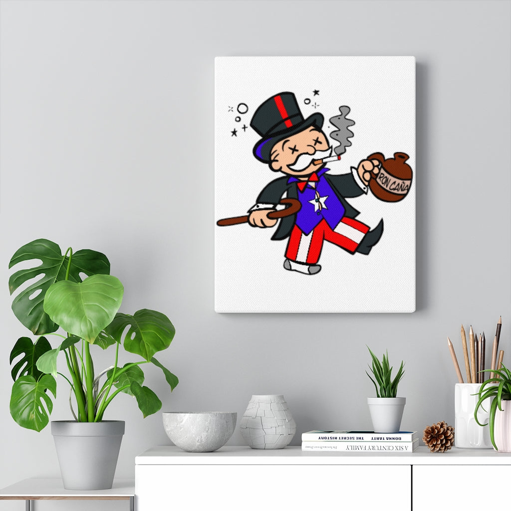 Drunk PR Monopoly Canvas Gallery Wraps