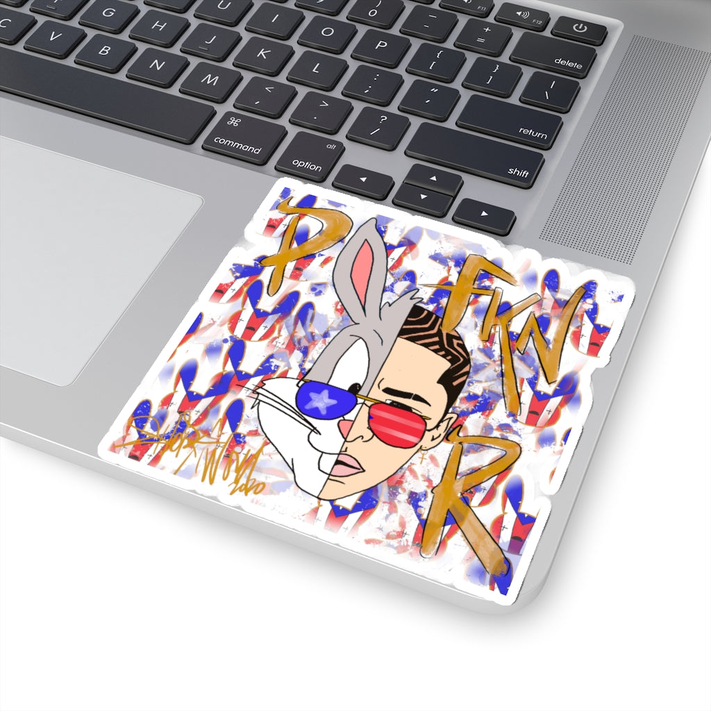 PFKNR bunny- Kiss-Cut Stickers