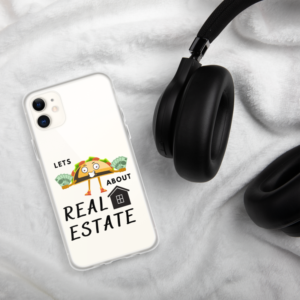 Lets Taco About Real Estate (Sombrero Taco) Iphone Case
