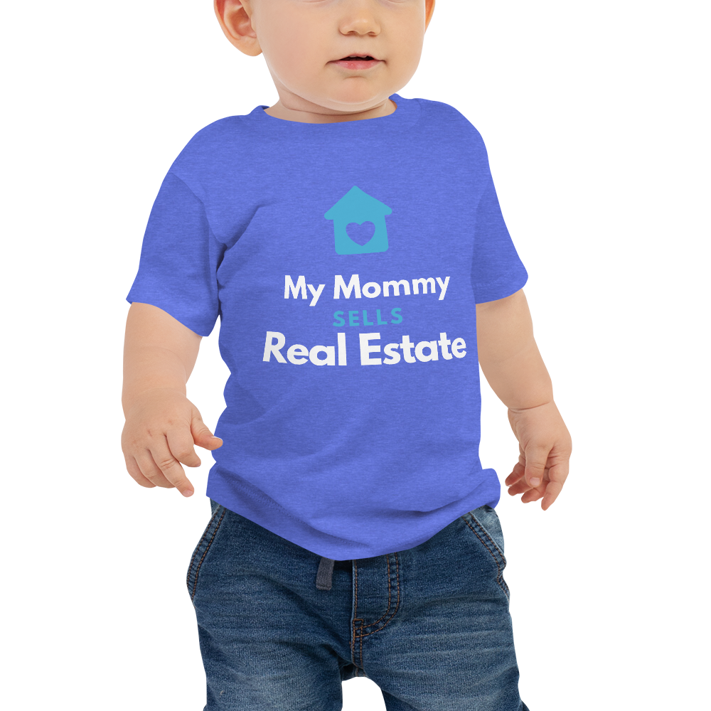 My mommy sells real estate Baby Jersey Short Sleeve Tee