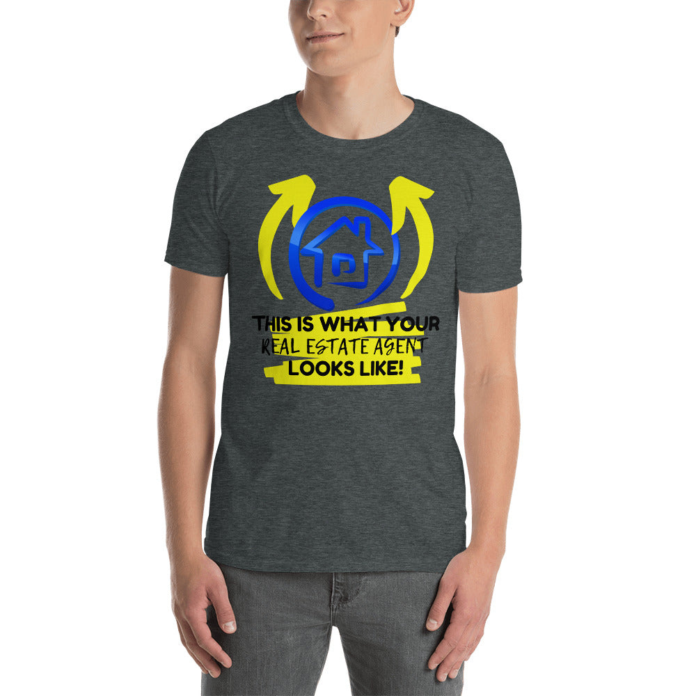 This is what your RE Agent looks like. Short-Sleeve Unisex T-Shirt