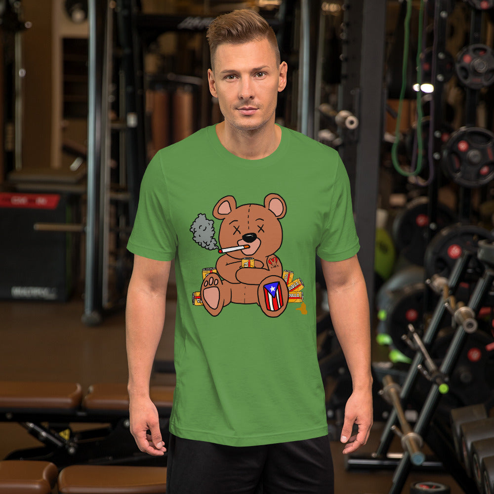 Drunk Teddy Short-Sleeve Unisex T-Shirt (4XL)