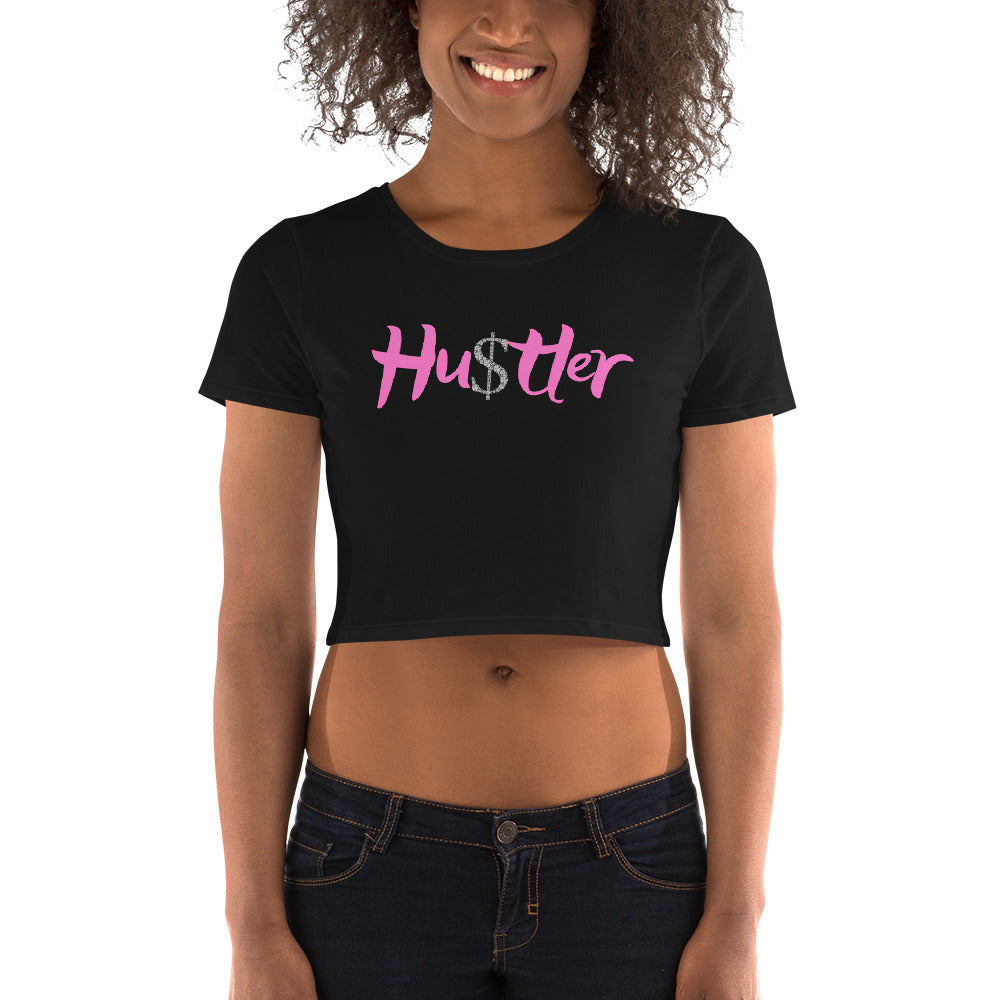 Hu$tler- Women’s Crop Tee