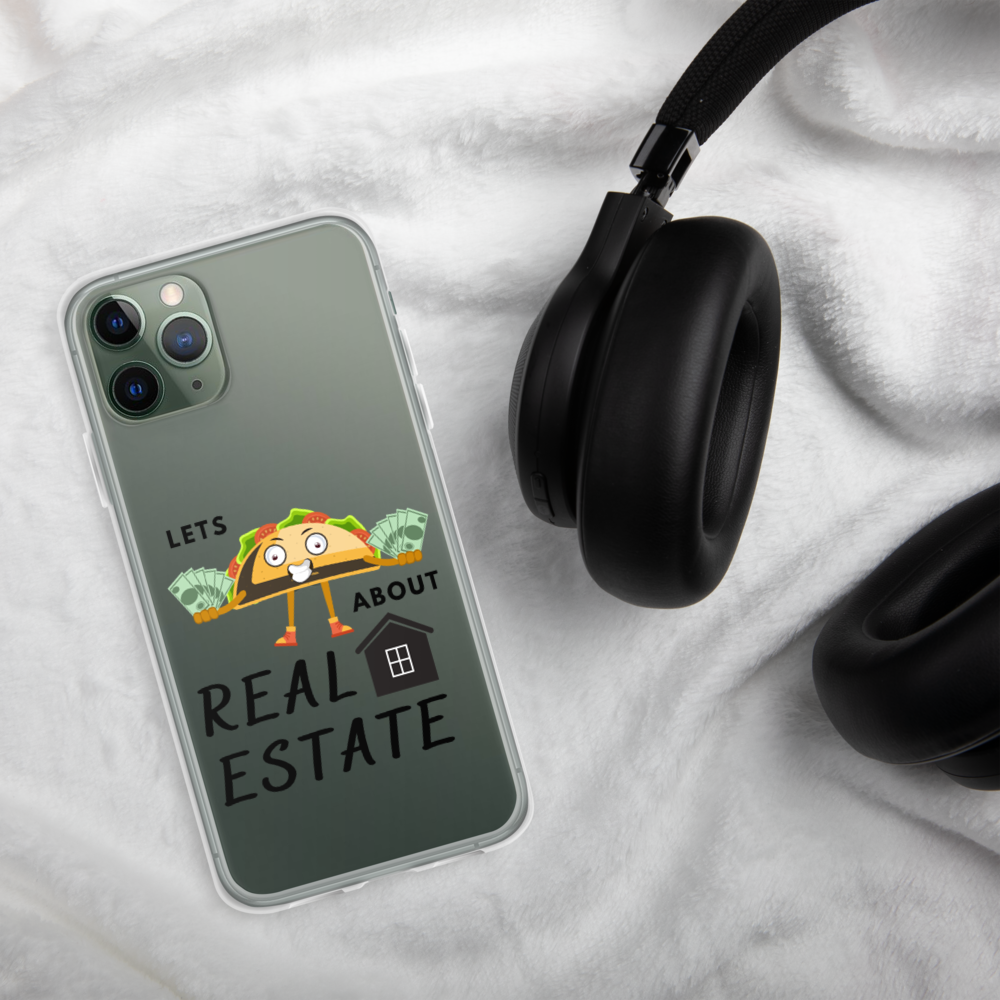 Lets Taco About Real Estate (Sombrero Taco) Iphone Case