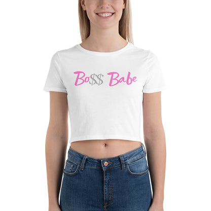 Bo$$ Babe- Women’s Crop Tee