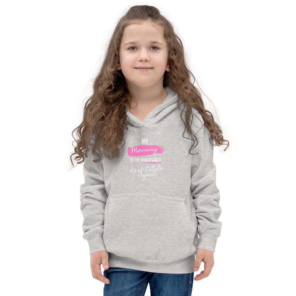 My Mommy is the Worlds Best Real Estate agent Kids Hoodie