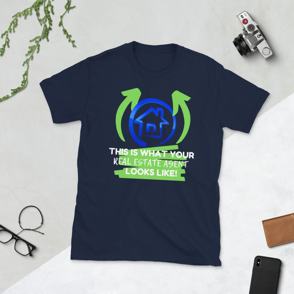 This is what your RE Agent looks like. Short-Sleeve Unisex T-Shirt
