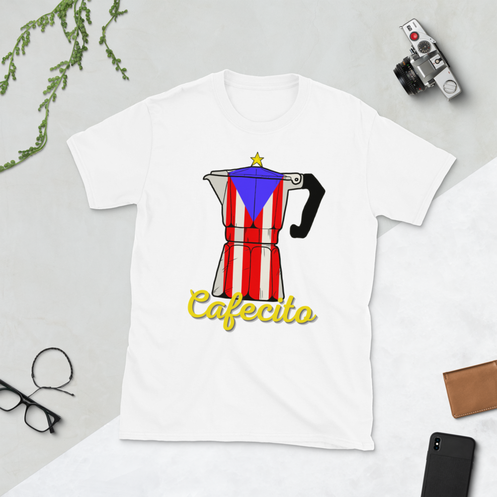 Cafecito Boricua- Short-Sleeve Unisex T-Shirt