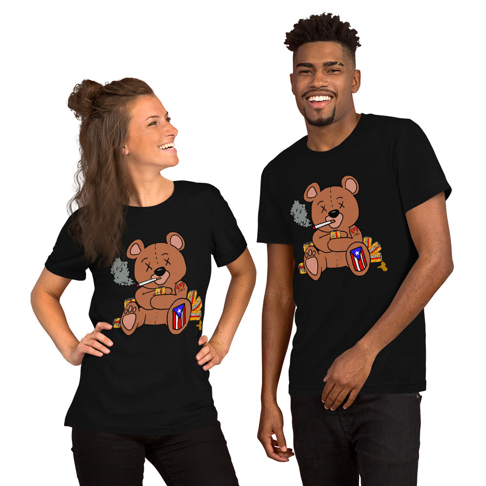 Drunk Teddy Short-Sleeve Unisex T-Shirt