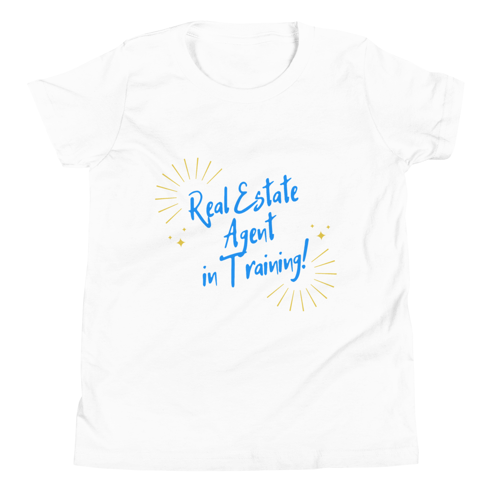 Real Estate Agent in training (Blue) Youth Short Sleeve T-Shirt