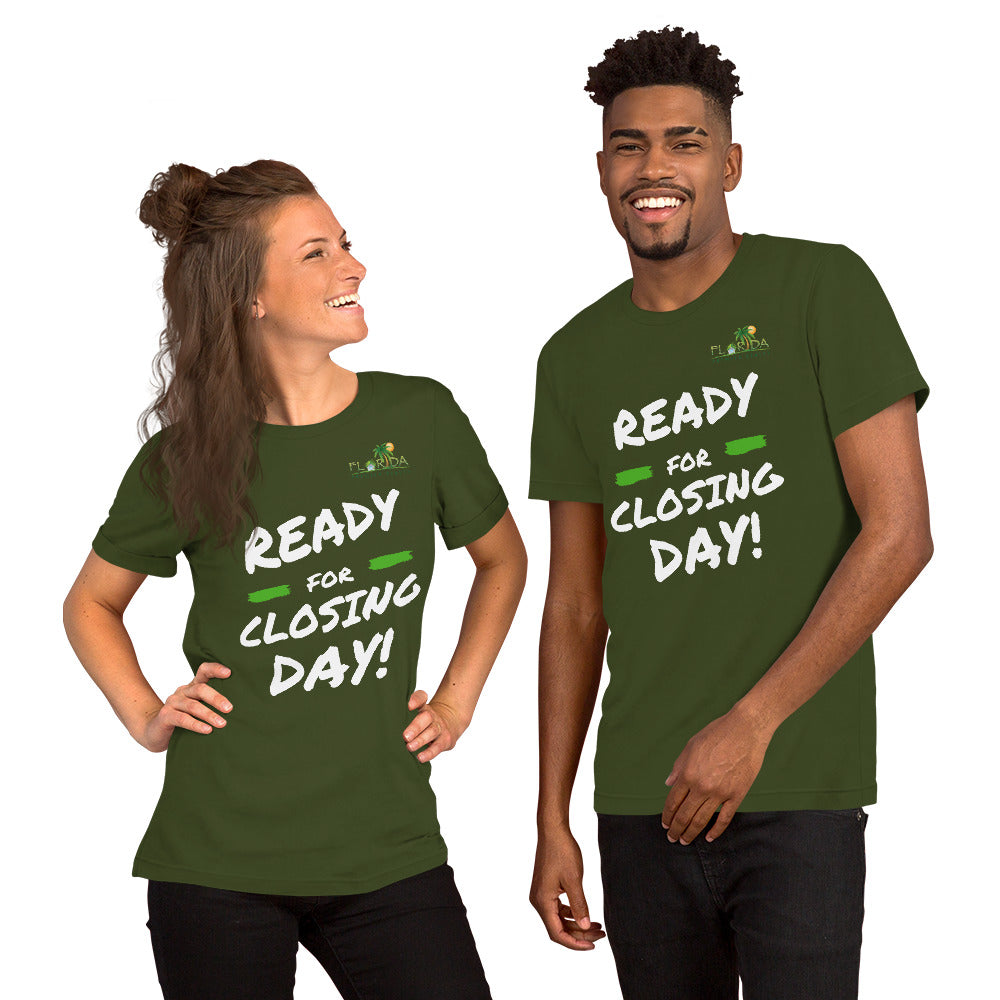 "Ready for closing day!" Short-Sleeve FPR Unisex T-Shirt