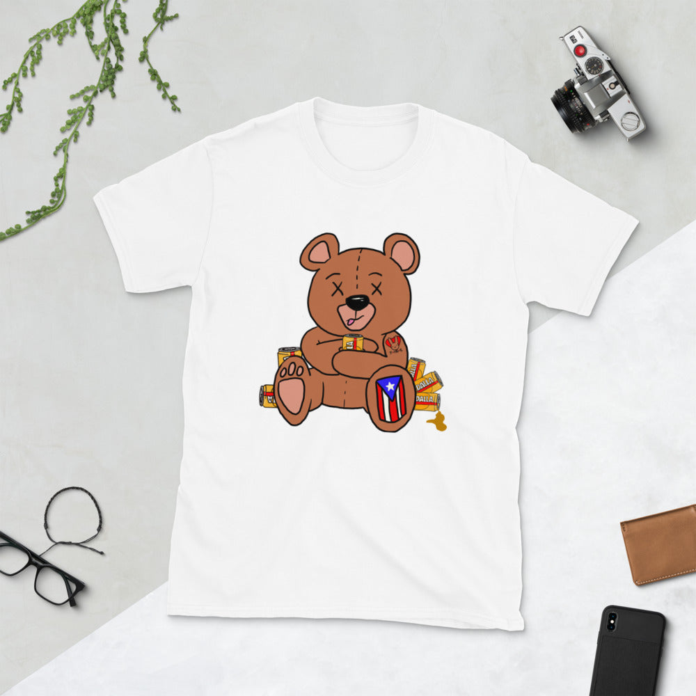 Drunk Teddy Short-Sleeve Unisex T-Shirt