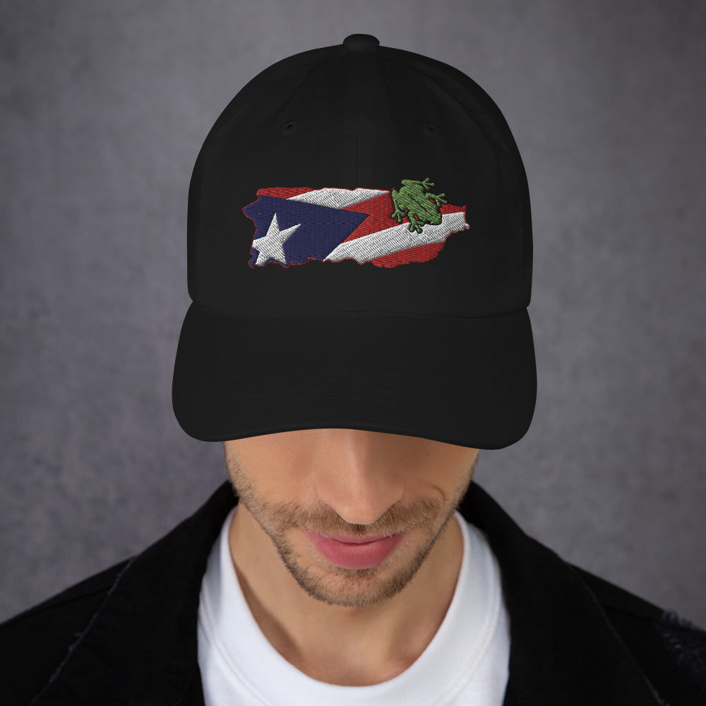Puerto Rico Coqui Hat - Embroidered