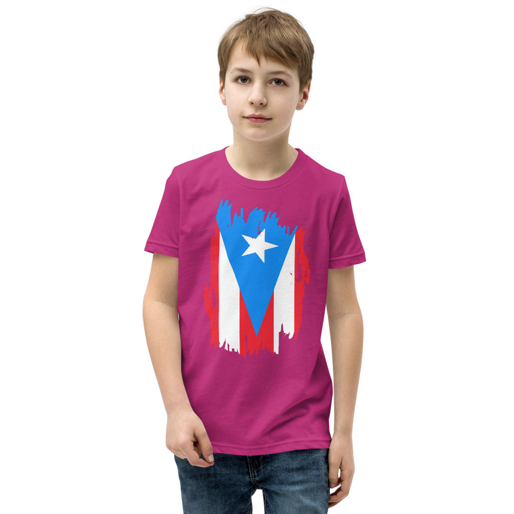 PR FLAG- Youth Short Sleeve T-Shirt (unisex)