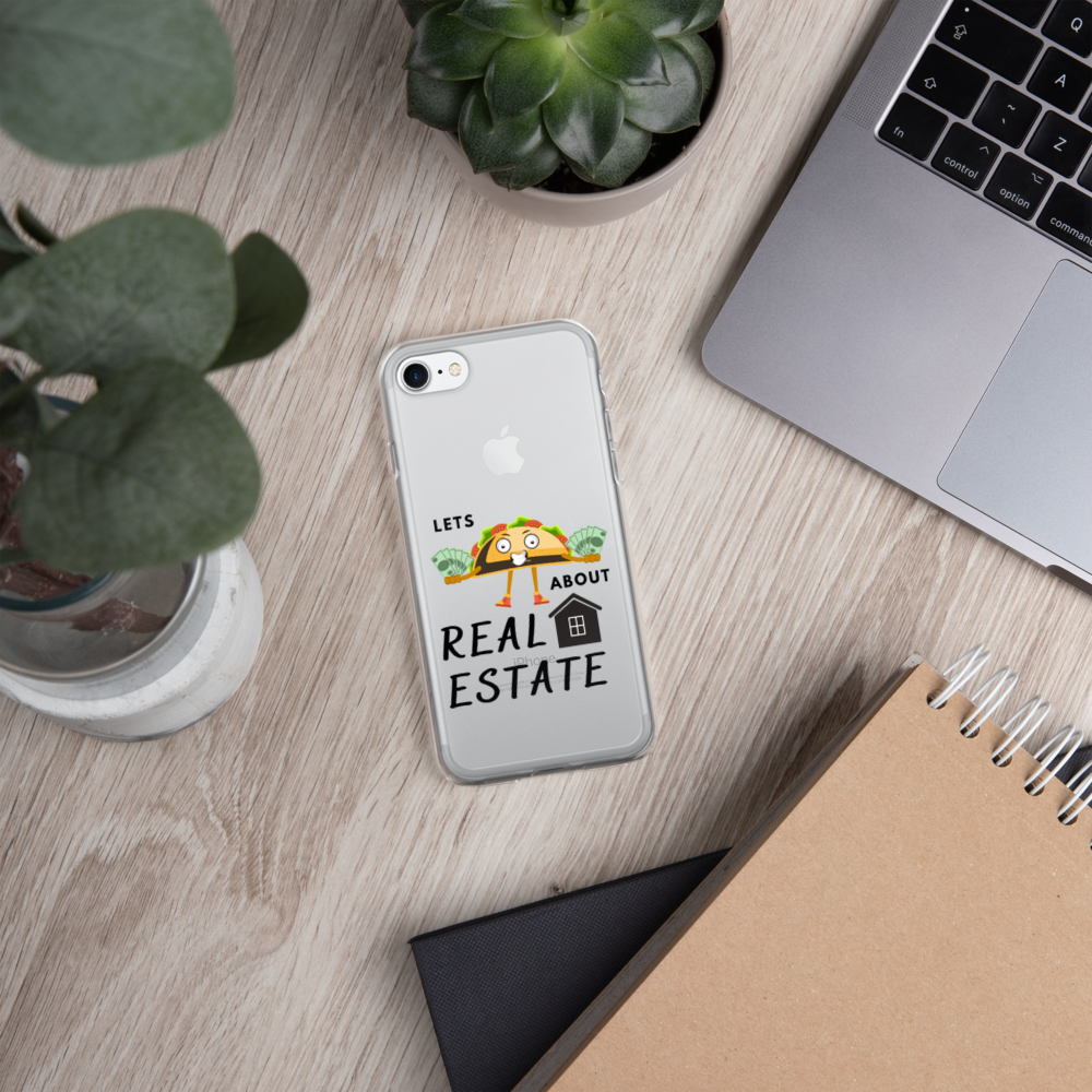 Lets Taco About Real Estate (Sombrero Taco) Iphone Case