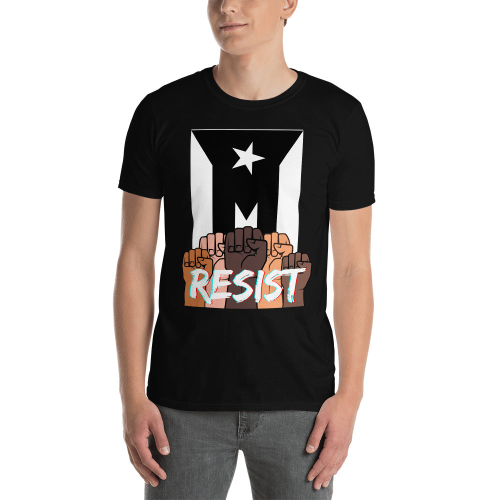 Black Resist Short-Sleeve Unisex T-Shirt