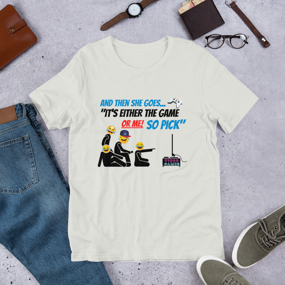And Then She Goes... (Playstation Remote) Short-Sleeve Unisex T-Shirt