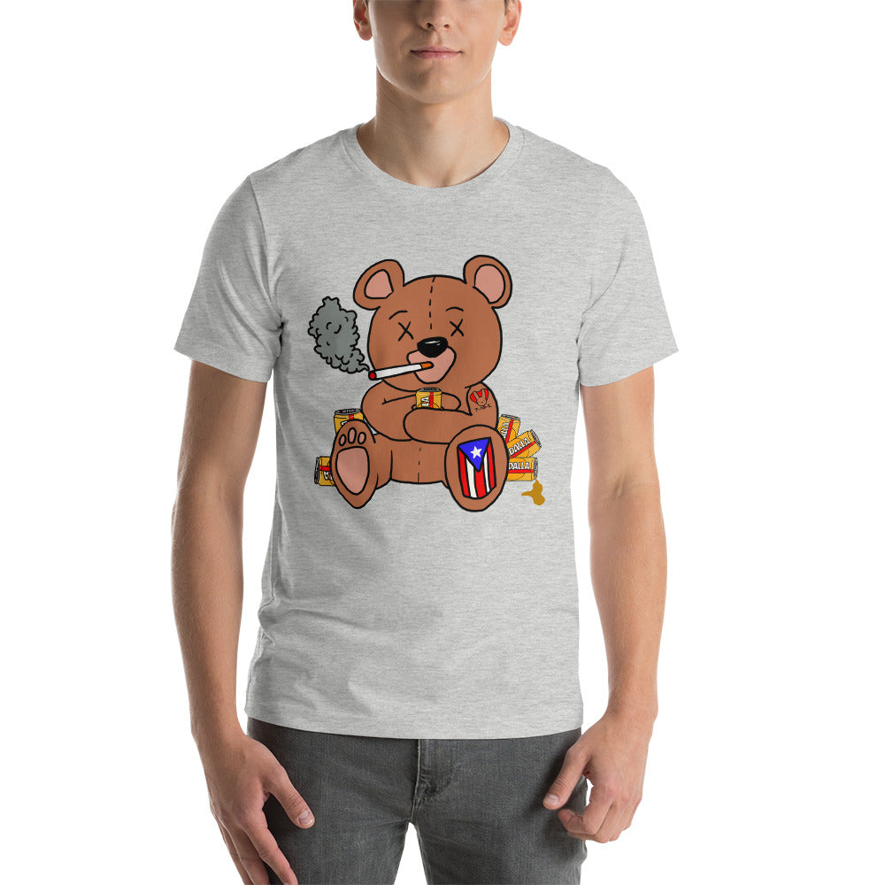 Drunk Teddy Short-Sleeve Unisex T-Shirt (4XL)