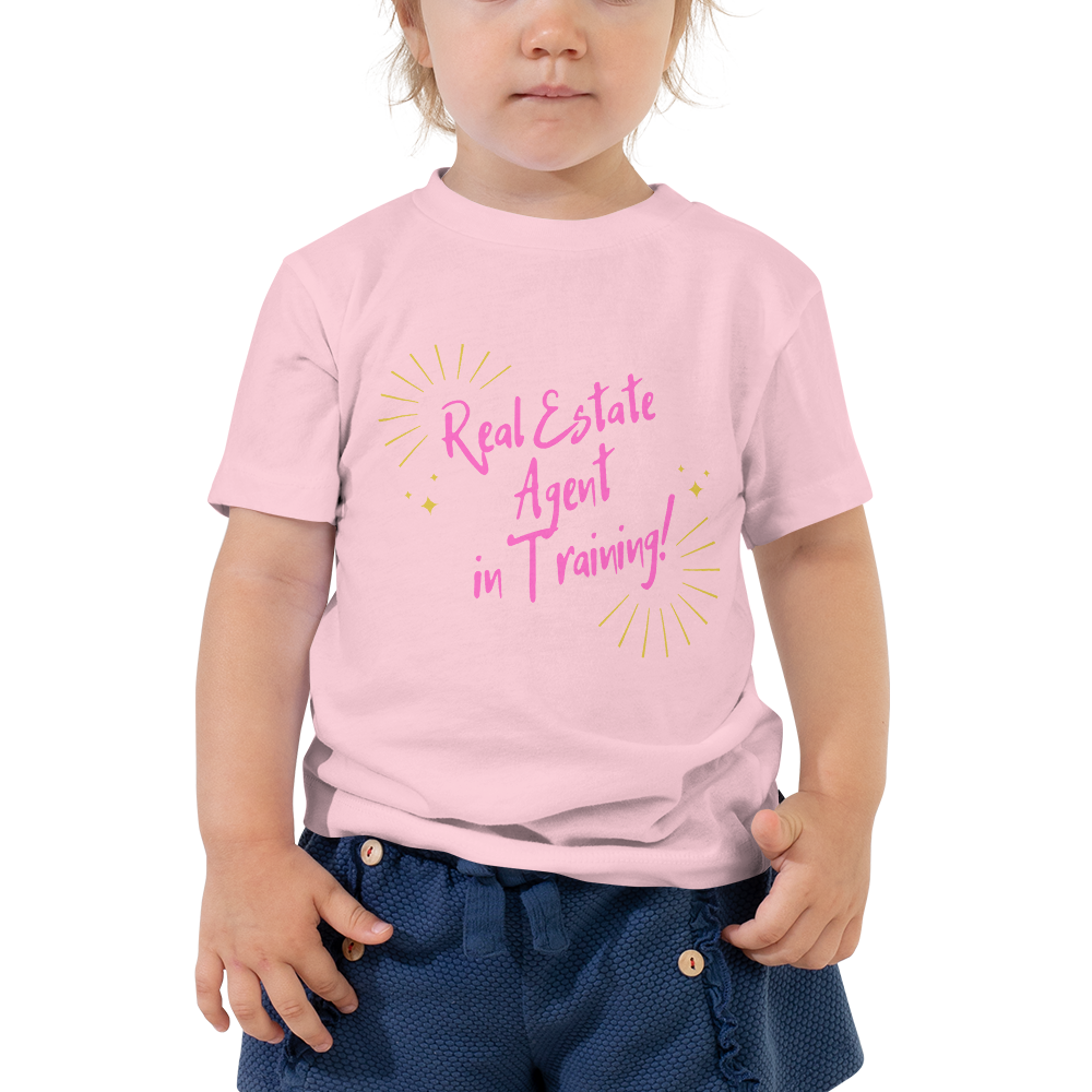 Real Estate Agent in Training Toddler Short Sleeve Tee