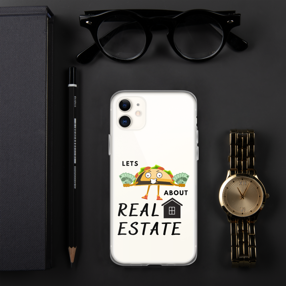 Lets Taco About Real Estate (Sombrero Taco) Iphone Case