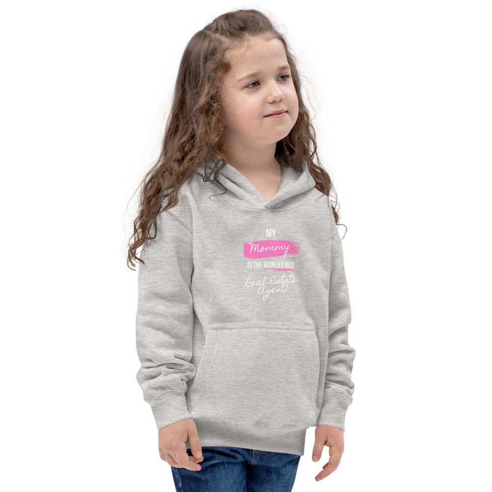 My Mommy is the Worlds Best Real Estate agent Kids Hoodie