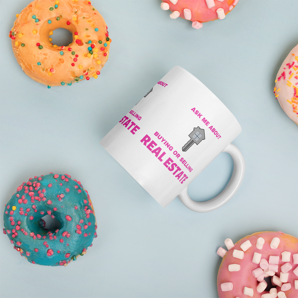 Mug- ask me about buying or selling RE PINK