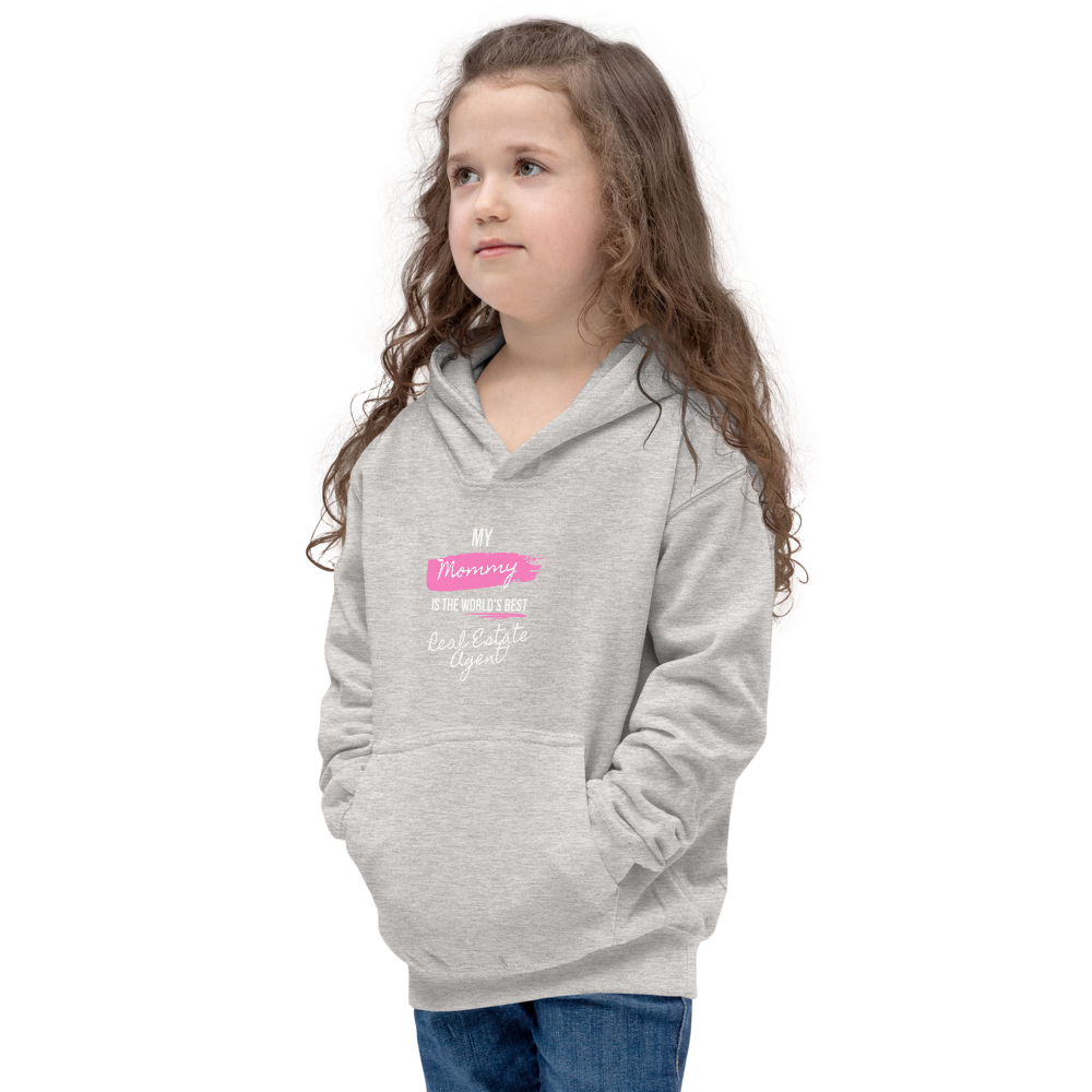 My Mommy is the Worlds Best Real Estate agent Kids Hoodie