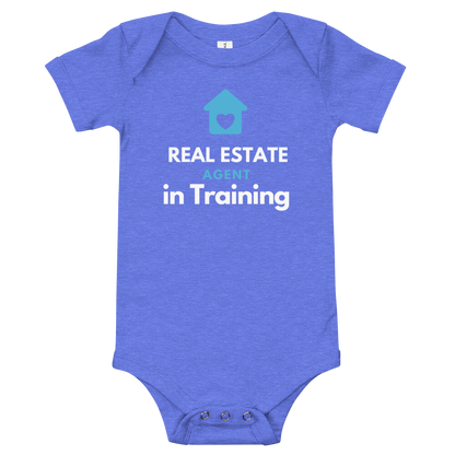 Real estate agent in training Baby onsie