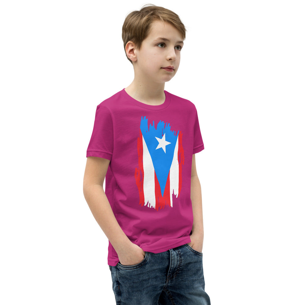 PR FLAG- Youth Short Sleeve T-Shirt (unisex)