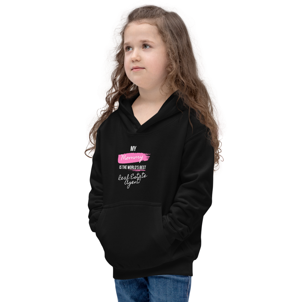 My Mommy is the Worlds Best Real Estate agent Kids Hoodie