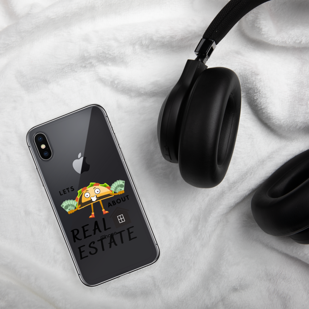 Lets Taco About Real Estate (Sombrero Taco) Iphone Case