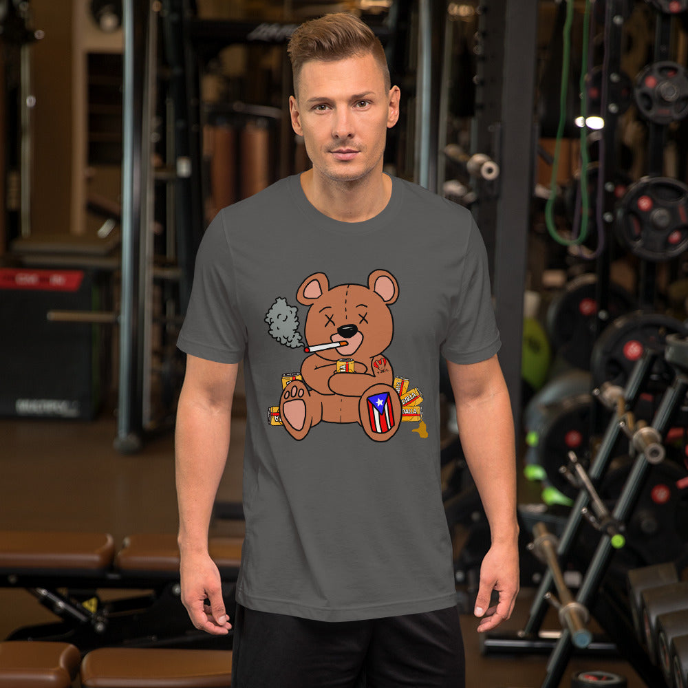 Drunk Teddy Short-Sleeve Unisex T-Shirt (4XL)