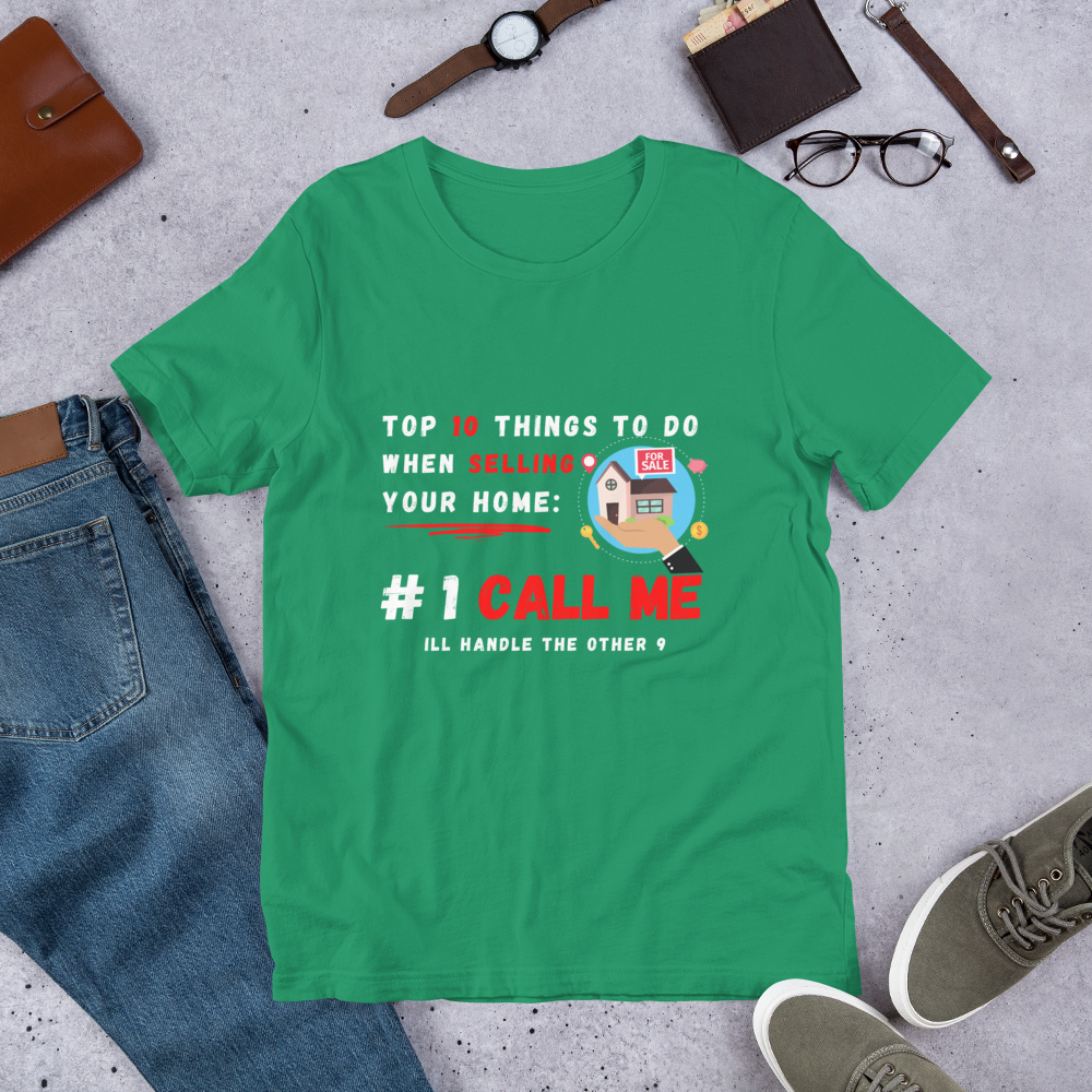 Top 10 Things to Do when Selling (WHT) Short-Sleeve Unisex T-Shirt