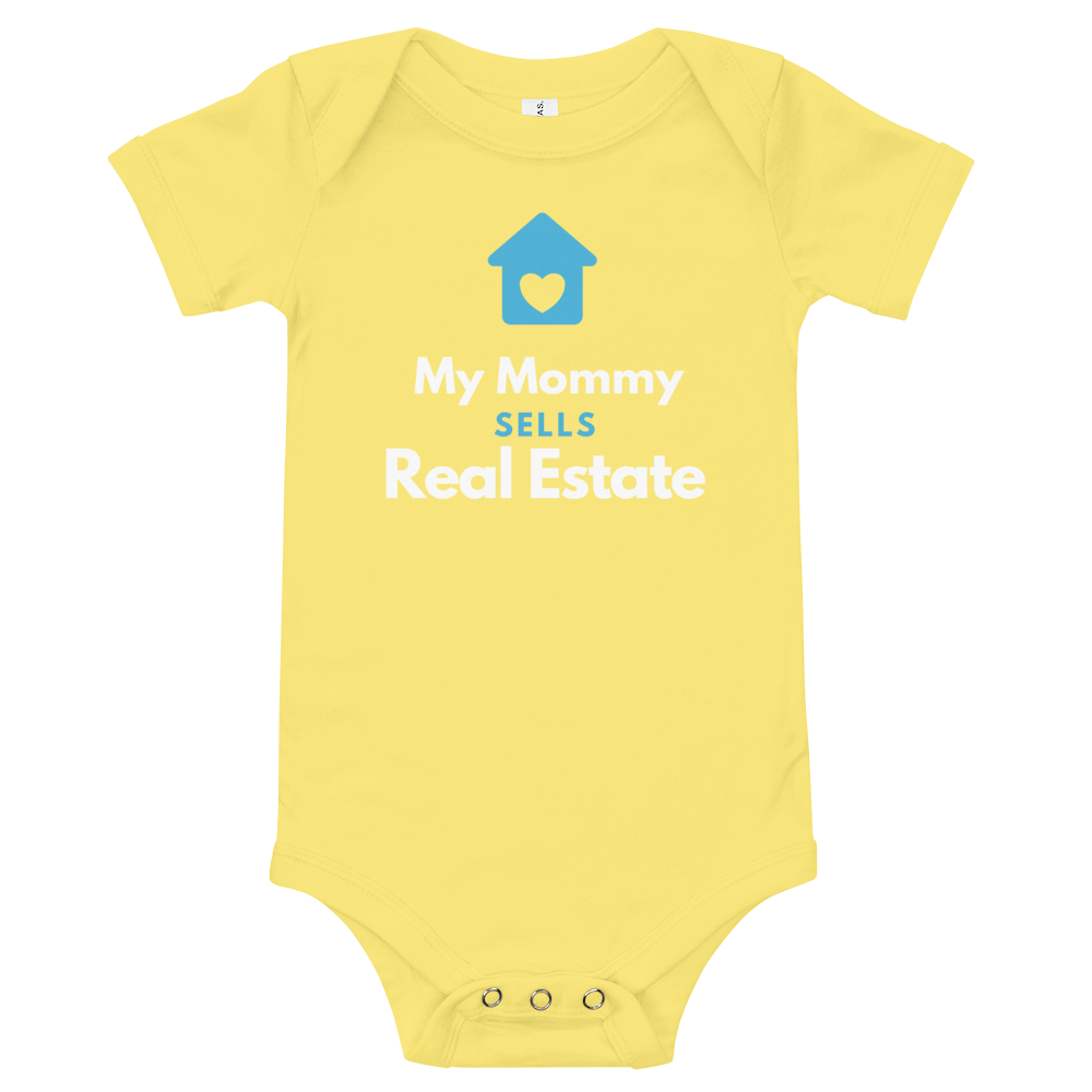 My mommy sells real estate Baby onsie