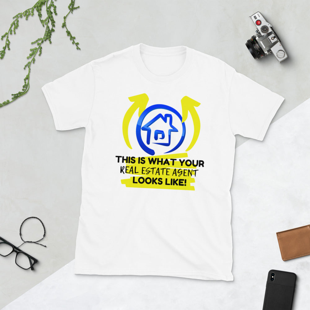 This is what your RE Agent looks like. Short-Sleeve Unisex T-Shirt