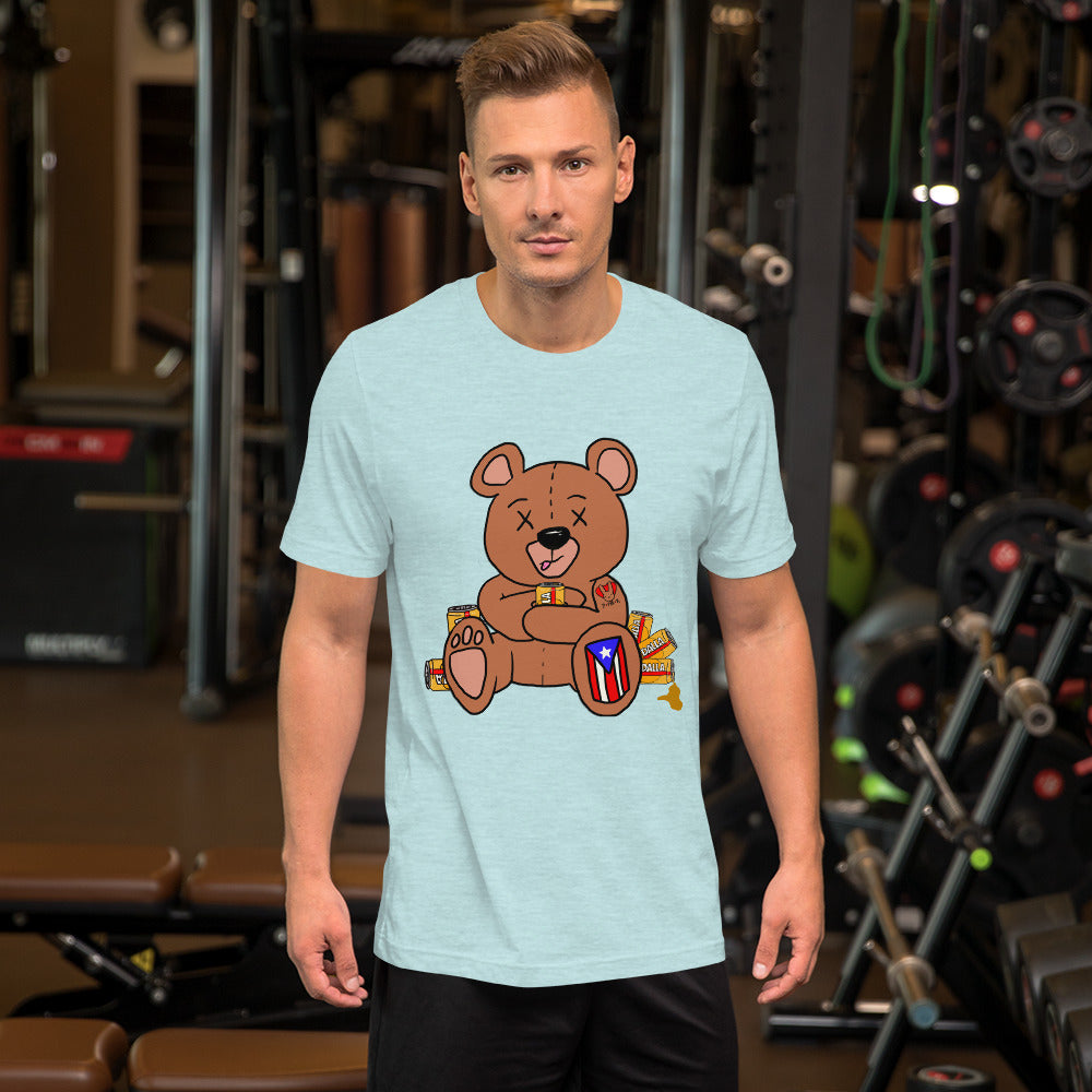 Drunk Teddy Short-Sleeve Unisex T-Shirt