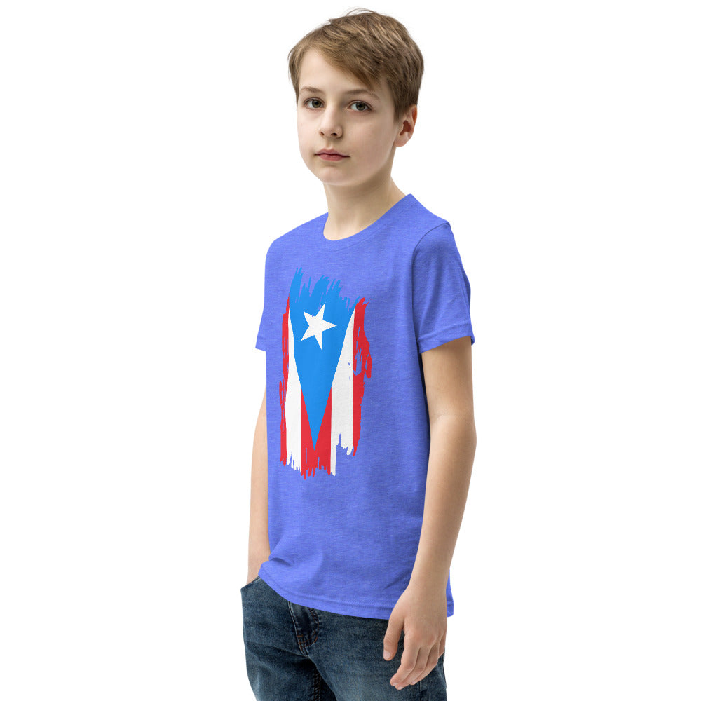 PR FLAG- Youth Short Sleeve T-Shirt (unisex)