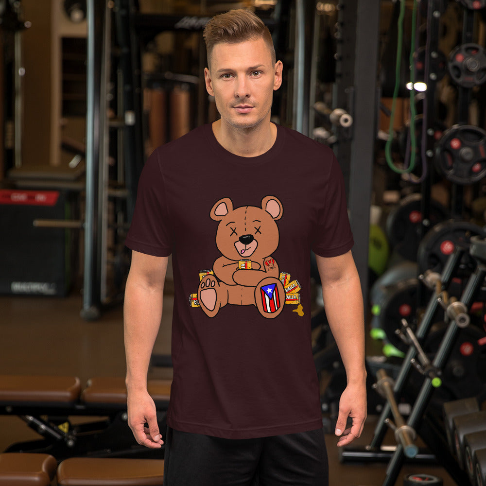 Drunk Teddy Short-Sleeve Unisex T-Shirt